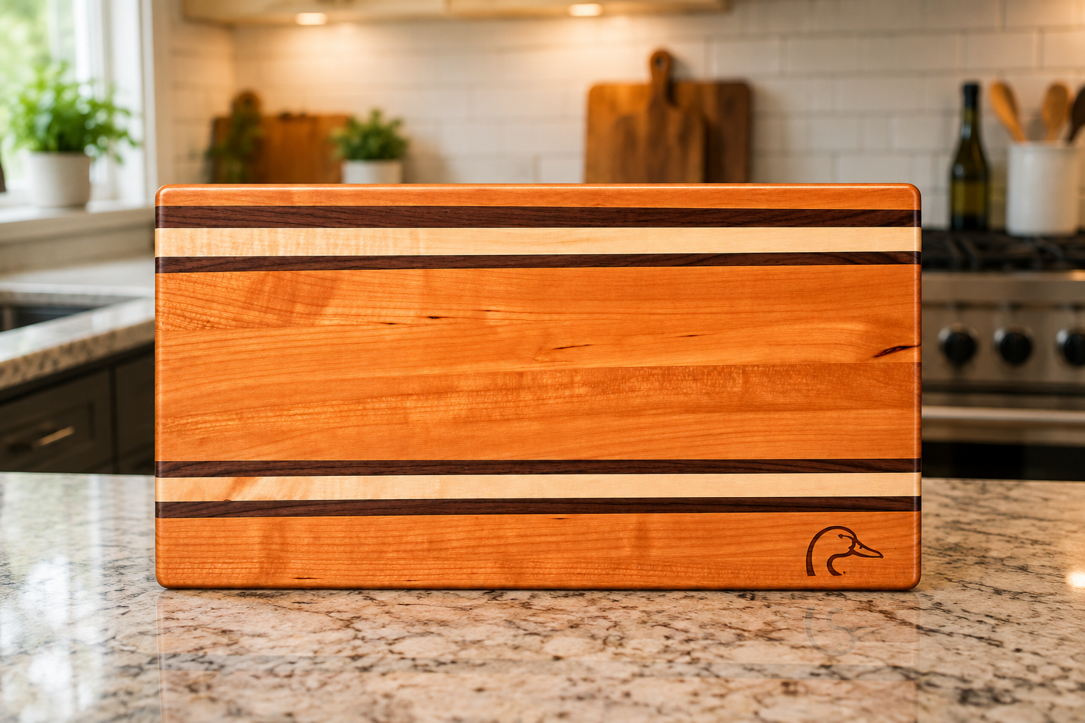 Ducks Unlimited charity cutting board